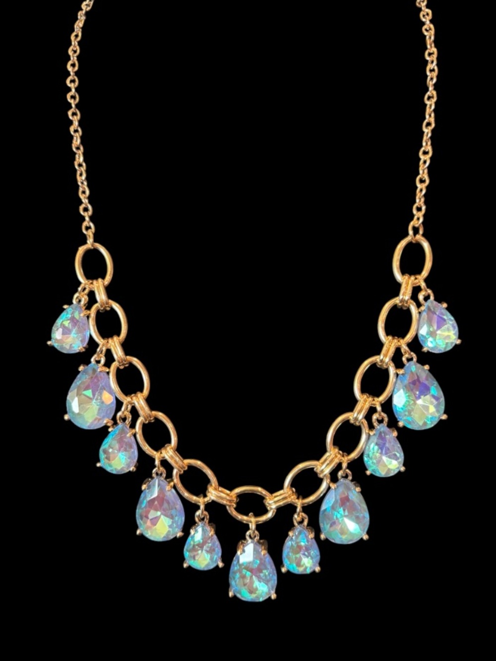 Fashion Statement Mermaid And Gold Tone Necklace NWT - Picture 1 of 4